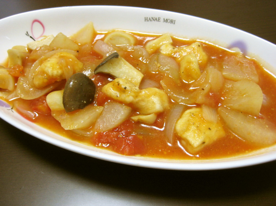 野菜たっぷり☆鶏むねの味噌トマトスープの画像