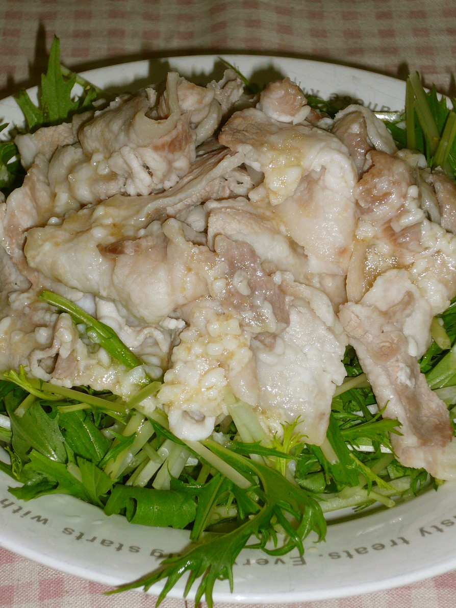 豚しゃぶ風✩塩麹ドレの豚肉サラダの画像
