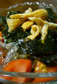 プチプチ海藻麺で食感楽しい韓国風サラダ