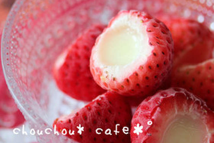 いちご練乳アイス レシピ 作り方 By Chouchou67 クックパッド