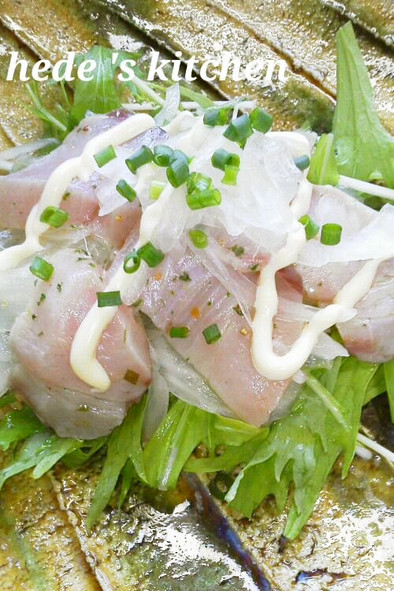 さっぱり白身魚のカルパッチョ☆の写真
