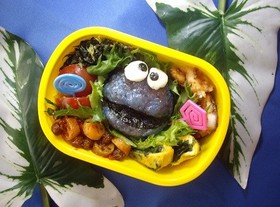 赤飯とカラーオブでクッキーモンスター