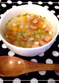 コンソメ塩麹スープ