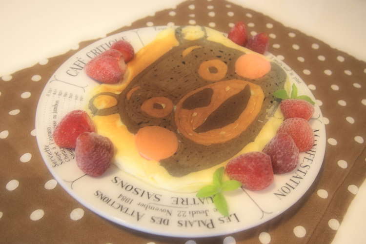 フライパンでキャラクターホットケーキ レシピ 作り方 By にーな19 クックパッド