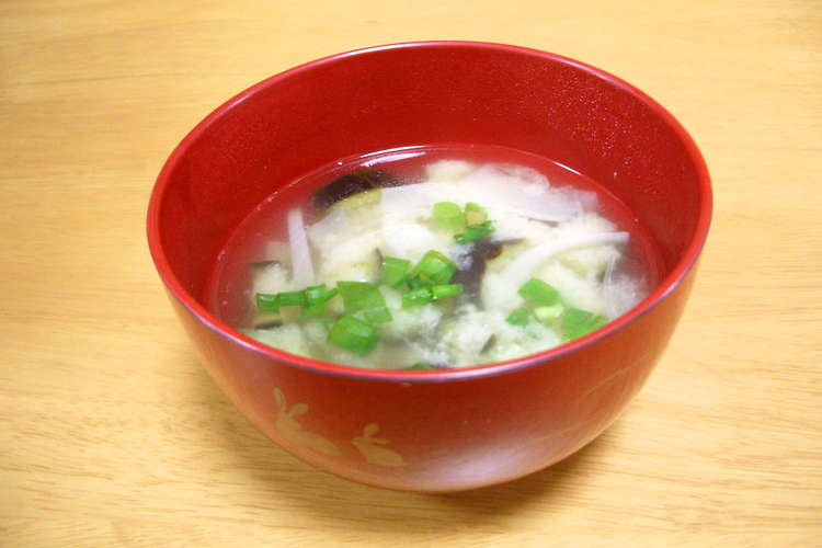 おいしい 茄子とたまねぎの味噌汁 レシピ 作り方 By ふみっち1224 クックパッド 簡単おいしいみんなのレシピが375万品