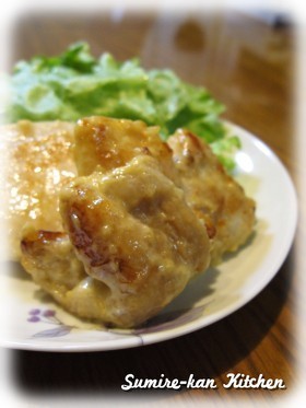 胸肉を塩麹で♪わさび醤油のマヨソテー