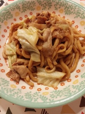 ♪簡単!亀山みそ焼きうどん♪