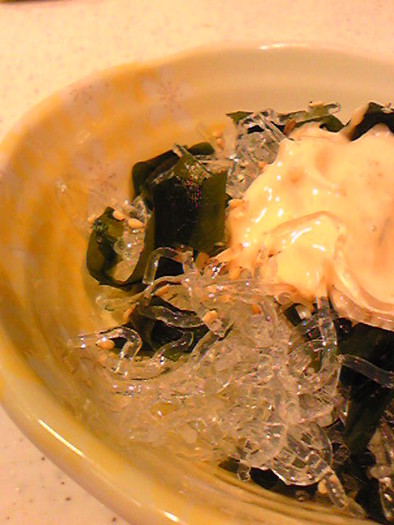 プチ!プチ!海藻麺でピリ辛サラダ♪の写真