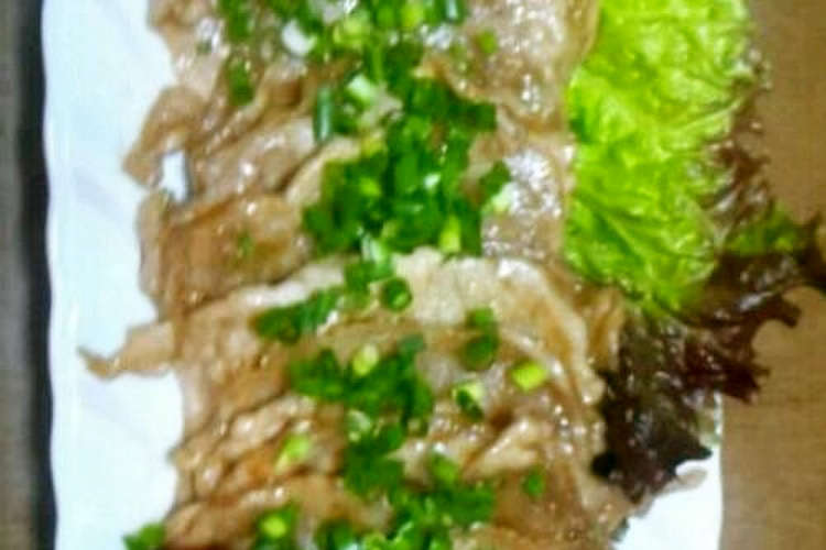 豚肉のポン酢焼きしゃぶ レシピ 作り方 By おみつさん２ クックパッド