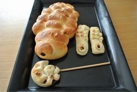 こいのぼりパンの画像