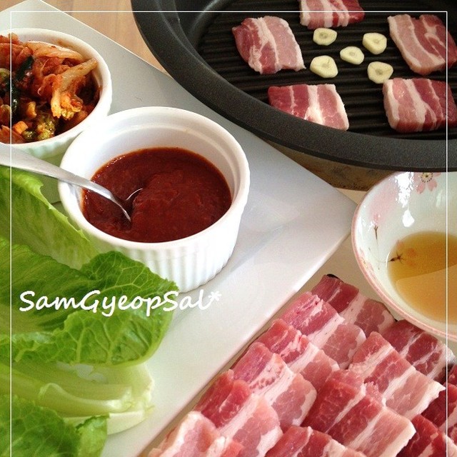 おうちで韓国の豚バラ焼肉 サムギョプサル レシピ 作り方 By Lazyhata クックパッド 簡単おいしいみんなのレシピが350万品
