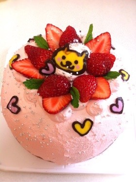 簡単ドームケーキ♡の画像