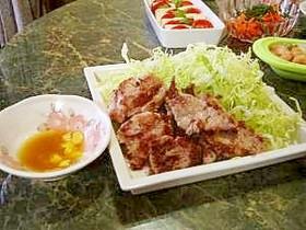 カロリーダウン☆豚ヒレ肉の揚げない天ぷら