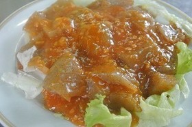 ダイエットに!!こんにゃくのチリソース煮