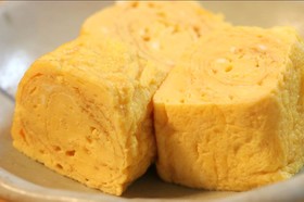 ほんのり甘じょっぱい*卵1個の出し巻き卵