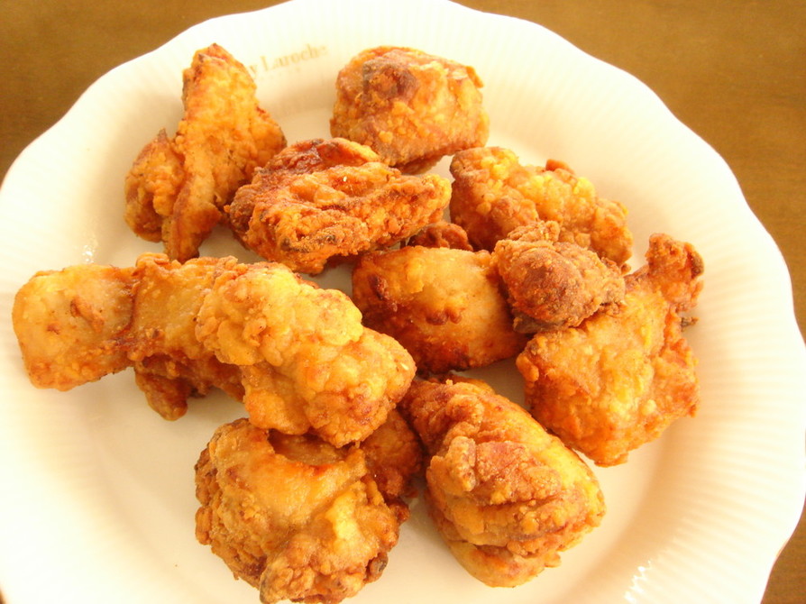 塩麹でカリッカリの鶏の唐揚げ(^^)gの画像
