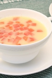 冷製カレークリームスープ