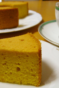 米粉のカボチャシフォンケーキ