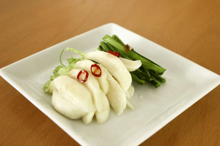 超簡単 塩麹で深みのあるカブのお漬物 レシピ 作り方 By ぐーたらレシピ研究所 クックパッド