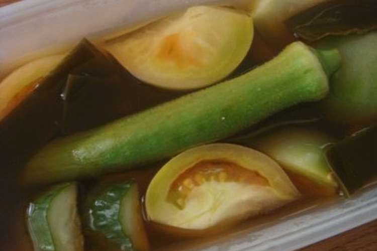 酸っぱ旨っ 昆布が決め手の野菜の酢漬け レシピ 作り方 By ままともや クックパッド