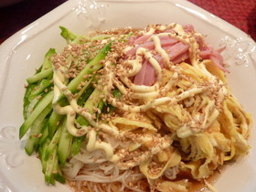具沢山サラダそうめん