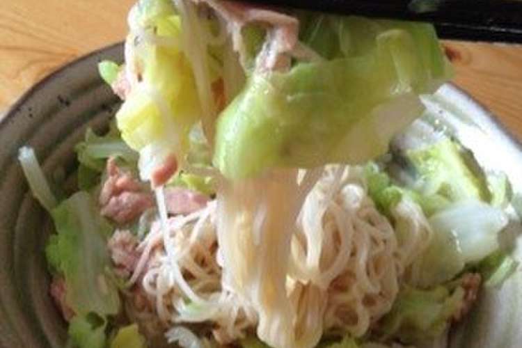 時短 ツナとキャベツのぶっかけそうめん レシピ 作り方 By あっちぷり クックパッド 簡単おいしいみんなのレシピが354万品