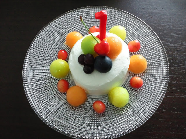 一歳の誕生日ケーキ（イチゴがなくても❤）の画像