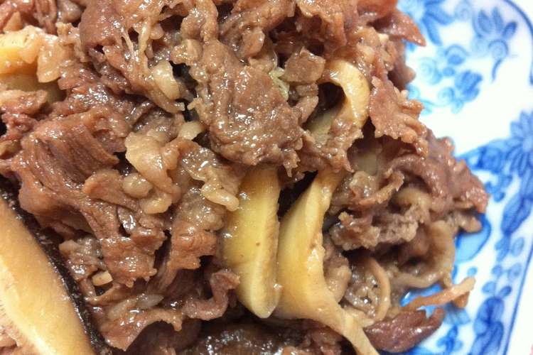 牛肉としいたけの甘辛煮 レシピ 作り方 By 微笑む太陽 クックパッド 簡単おいしいみんなのレシピが352万品