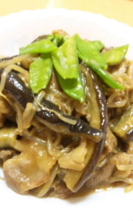 さっぱり♪豚肉とナスの味噌ポン酢炒め