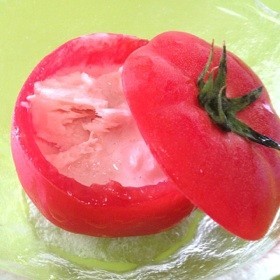 ★簡単美肌★トマトのフローズンヨーグルトの画像