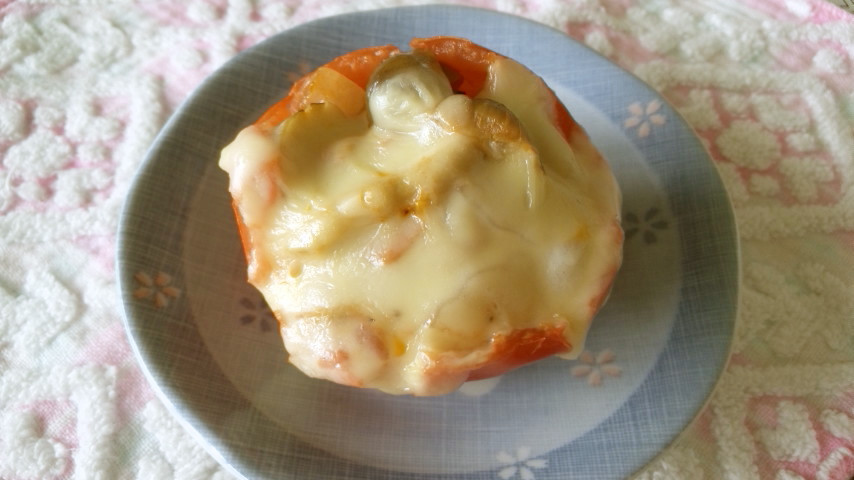 ☆トマトまるごとチーズ焼き＊°の画像