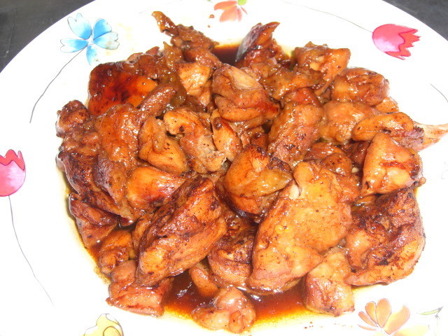 鶏肉のコーラ(またはマーマレード)煮の画像