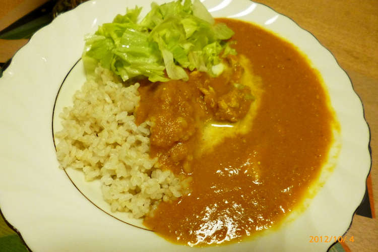 バターチキンカレー バーミックスで簡単 レシピ 作り方 By Umicook クックパッド
