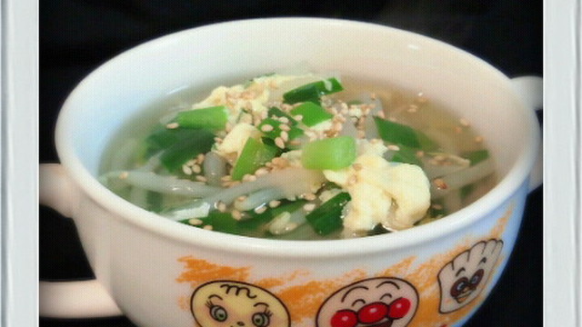 糖質制限 もやしとニラの簡単卵スープ レシピ 作り方 By あお３１５０ クックパッド 簡単おいしいみんなのレシピが355万品