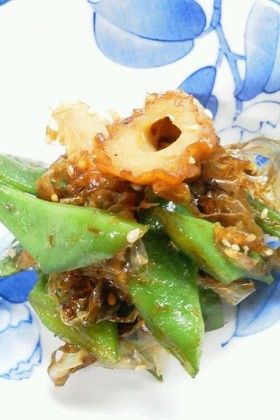 モロッコ豆と竹輪の炒め煮