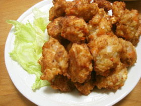 ツナと豆腐のおとしあげ☆