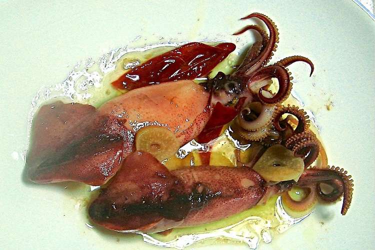 ボイルやりいかのにんにくオイル煮 レシピ 作り方 By ゆうびしん クックパッド 簡単おいしいみんなのレシピが353万品