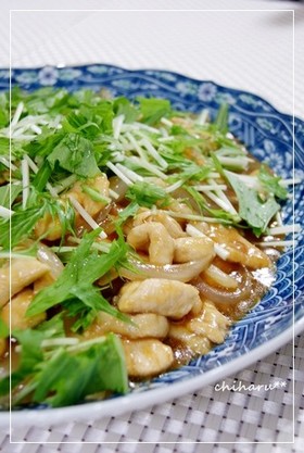 柔らか~♪鶏むね肉と玉ねぎの甘酢あんかけ