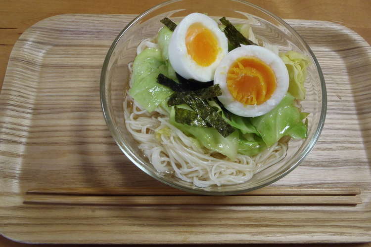 かんたん キャベツのぶっかけそうめん レシピ 作り方 By Hiro Kuma クックパッド 簡単おいしいみんなのレシピが377万品