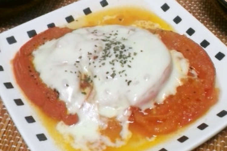 簡単 トマトのモッツァレラチーズ焼き レシピ 作り方 By まぁ クックパッド 簡単おいしいみんなのレシピが352万品