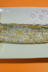 冷凍太刀魚の塩焼き