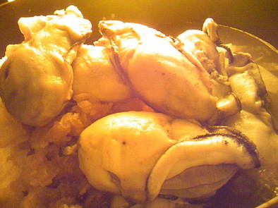 牡蠣と大根おろしのポン酢和えの写真