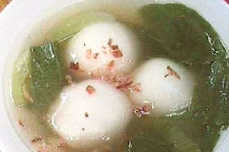 肉餡入り団子 鹹湯圓 レシピ 作り方 By 秀子 クックパッド 簡単おいしいみんなのレシピが360万品