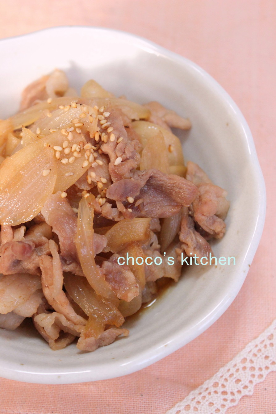 ピリッ♪と新生姜の豚すき煮☆の画像