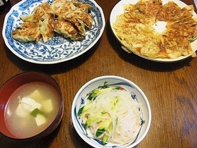 キャベツたっぷりヘルシー餃子