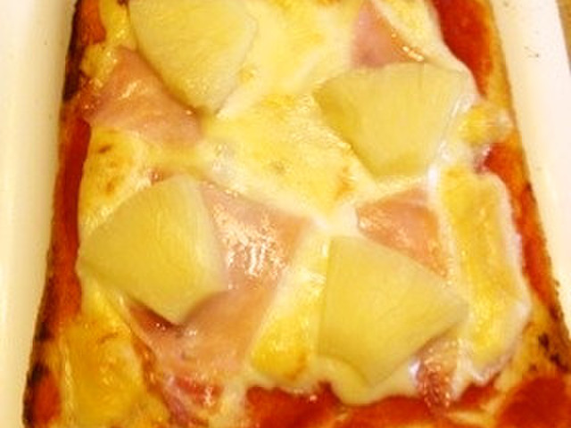 ハムとパイナップルのピザトースト レシピ 作り方 By Kaori1979 クックパッド 簡単おいしいみんなのレシピが354万品