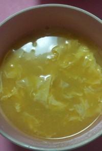 コーンと卵の中華スープ