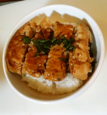 簡単★リメイク★ネギトロ丼★つくね丼風