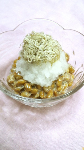 ダイエットに!大根おろし納豆とろろ昆布
