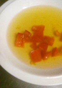 世界一簡単　トマト・コンソメスープ